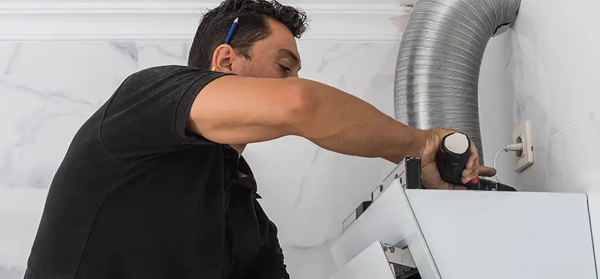 Precision In-wall Dryer Vent Cleaning & Rerouting Corrections in Golden Gate, FL
